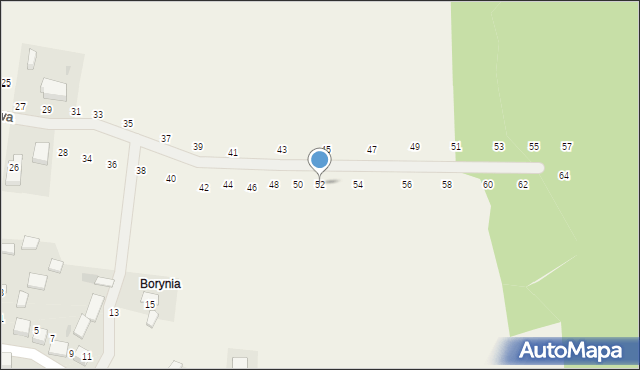Będkowice, Brzozowa, 52, mapa Będkowice