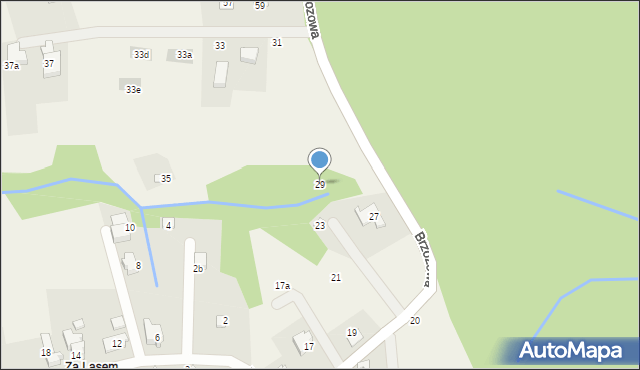 Bestwina, Brzozowa, 29, mapa Bestwina