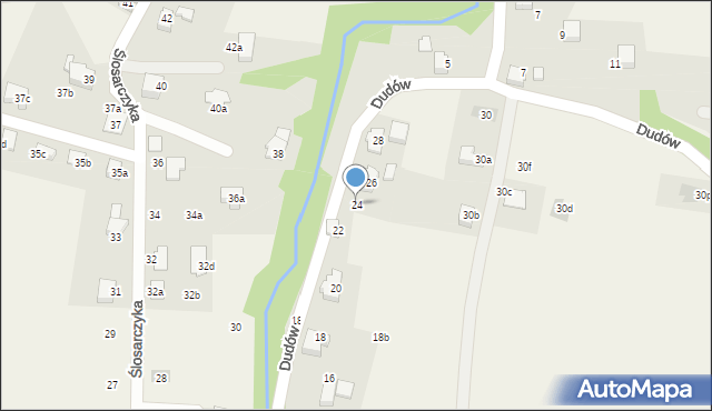 Bestwinka, Braci Dudów, 24, mapa Bestwinka