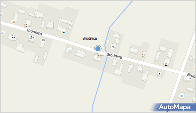 Biadacz, Brodnica, 13, mapa Biadacz