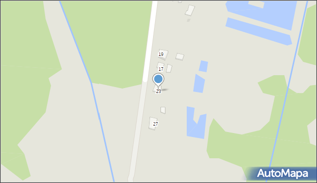 Białobrzegi, Brzozowa, 23, mapa Białobrzegi