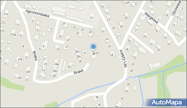 Bielsko-Biała, Braka Józefa, 39, mapa Bielsko-Białej