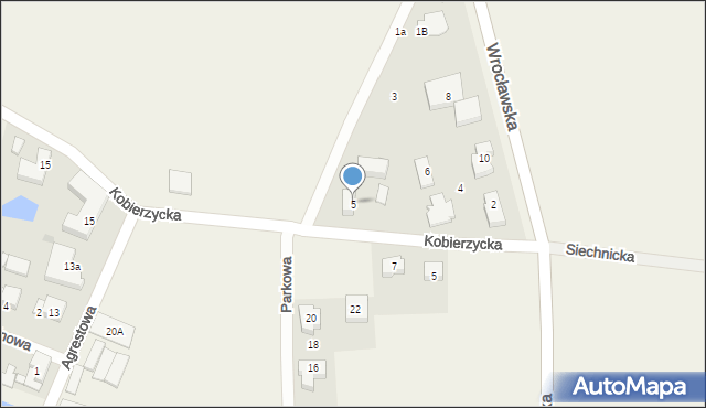 Biestrzyków, Brzozowa, 5, mapa Biestrzyków