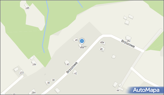 Bobowa, Brzozowa, 46a, mapa Bobowa