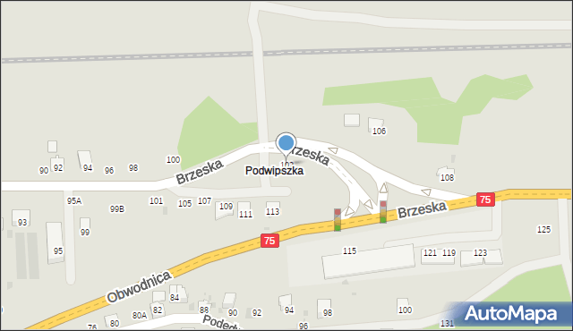 Bochnia, Brzeska, 102, mapa Bochni