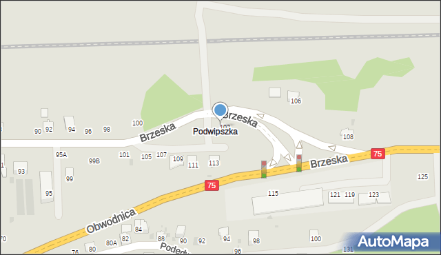 Bochnia, Brzeska, 104, mapa Bochni