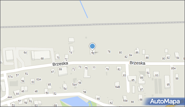 Bochnia, Brzeska, 76, mapa Bochni