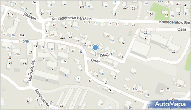 Bochnia, Brzeźnicka, 2, mapa Bochni