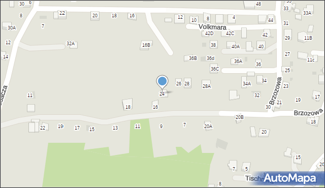 Bochnia, Brzozowa, 24, mapa Bochni