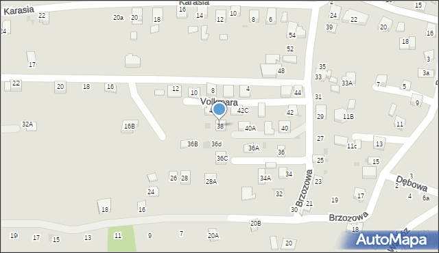 Bochnia, Brzozowa, 38, mapa Bochni