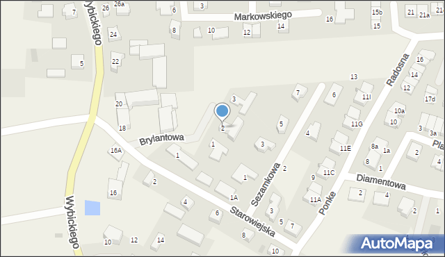 Bojano, Brylantowa, 2, mapa Bojano