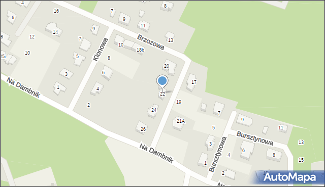 Bojano, Brzozowa, 22, mapa Bojano