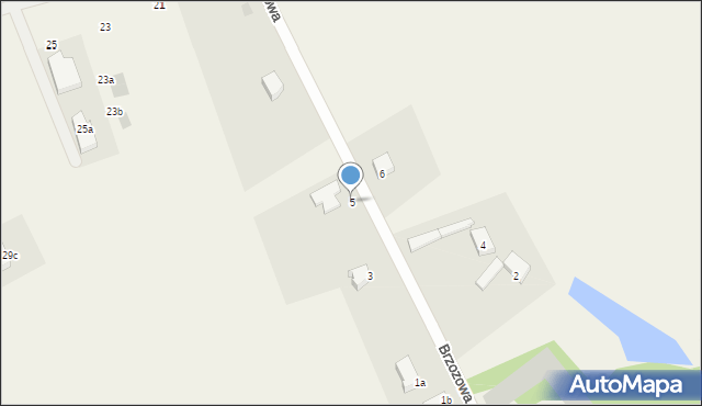 Bolesławice, Brzozowa, 5, mapa Bolesławice