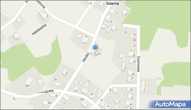 Boruszowice, Braci Wolko, 11, mapa Boruszowice