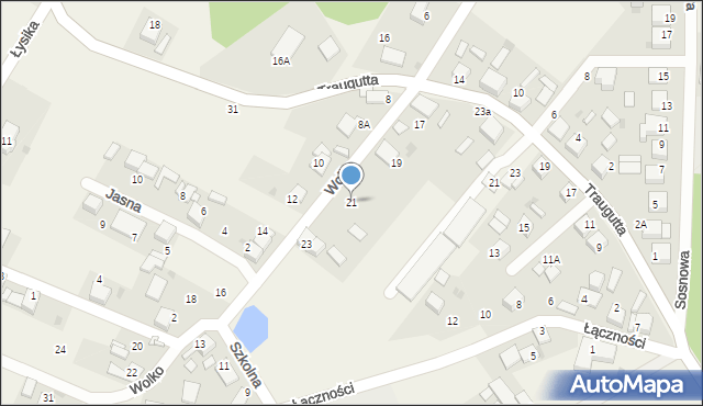 Boruszowice, Braci Wolko, 21, mapa Boruszowice