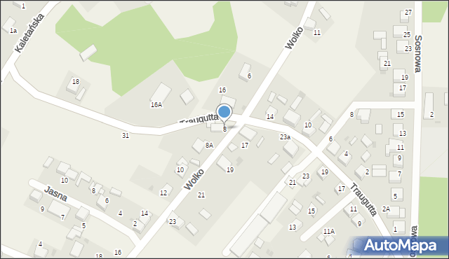 Boruszowice, Braci Wolko, 8, mapa Boruszowice