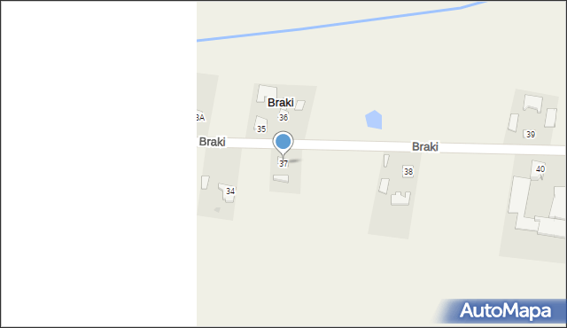 Braki, Braki, 37, mapa Braki