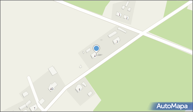 Bralęcin, Bralęcin, 4a, mapa Bralęcin