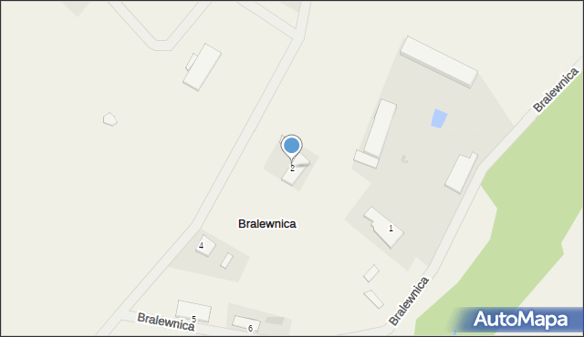 Bralewnica, Bralewnica, 2, mapa Bralewnica