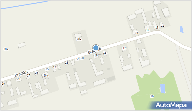 Bramka, Bramka, 19, mapa Bramka