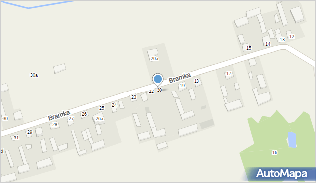 Bramka, Bramka, 21, mapa Bramka