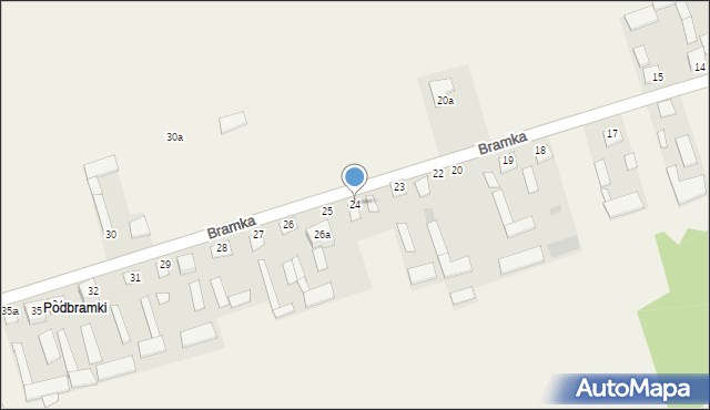 Bramka, Bramka, 24, mapa Bramka