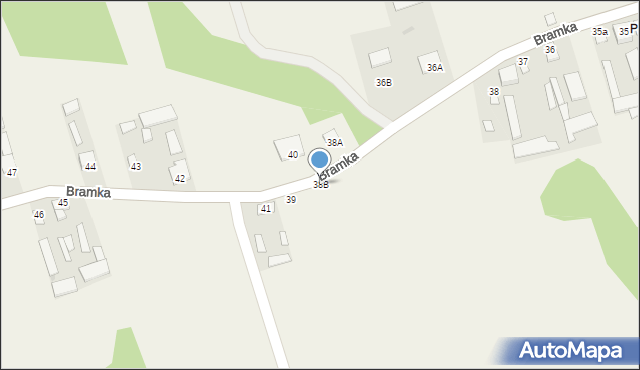 Bramka, Bramka, 38B, mapa Bramka