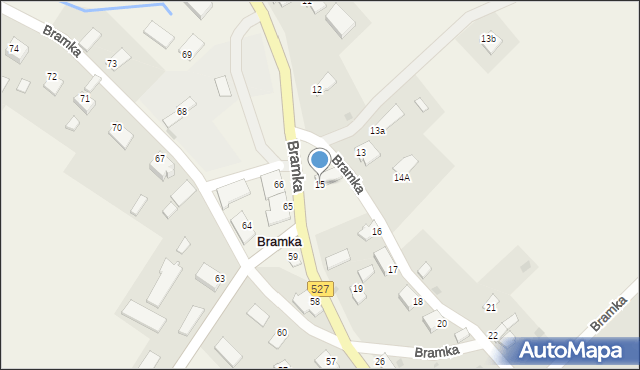 Bramka, Bramka, 15, mapa Bramka