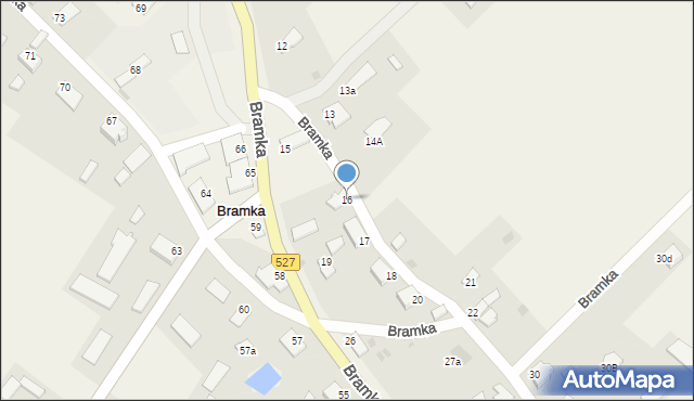 Bramka, Bramka, 16, mapa Bramka