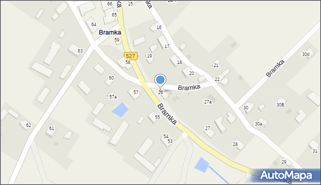 Bramka, Bramka, 26, mapa Bramka