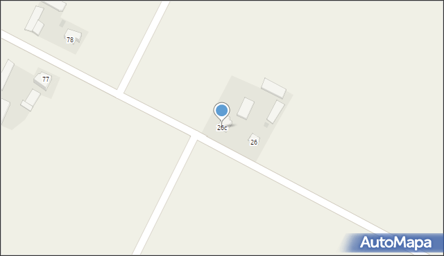 Branica Radzyńska, Branica Radzyńska, 26c, mapa Branica Radzyńska
