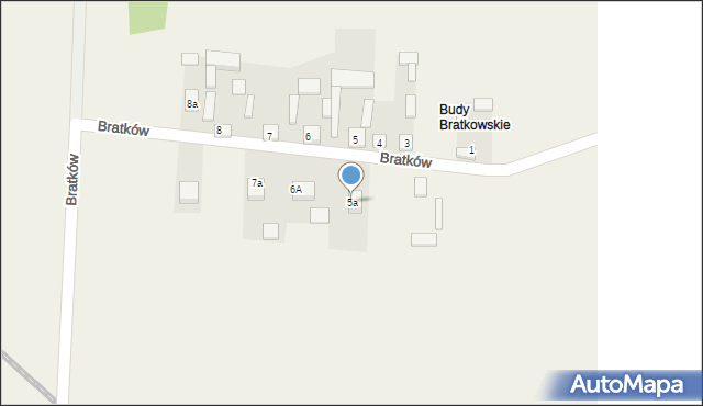 Bratków, Bratków, 5a, mapa Bratków
