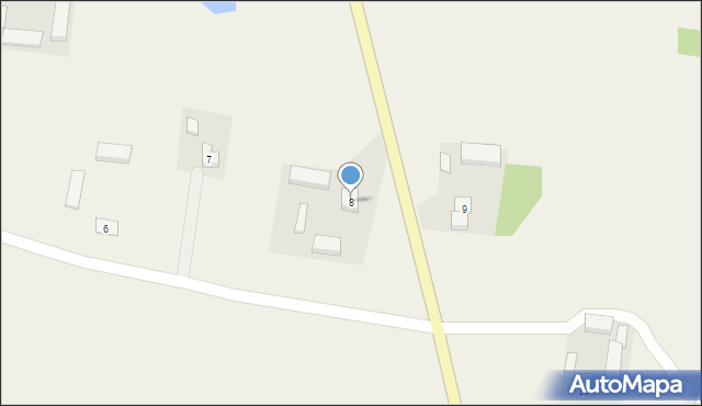 Bratków Górny, Bratków Górny, 8, mapa Bratków Górny