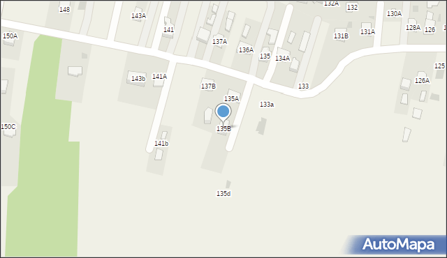 Bratkowice, Bratkowice, 135B, mapa Bratkowice