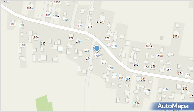 Bratkowice, Bratkowice, 170A, mapa Bratkowice