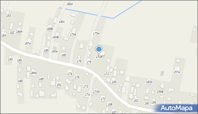 Bratkowice, Bratkowice, 172A, mapa Bratkowice