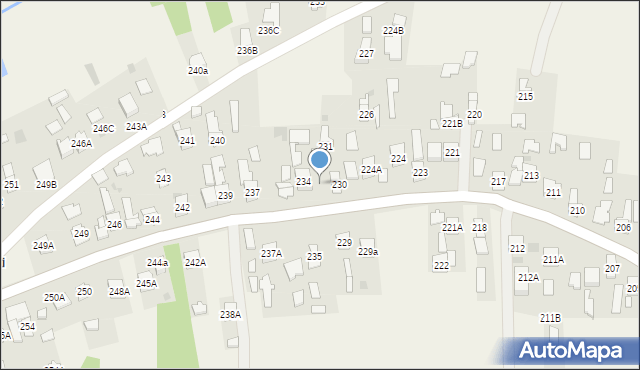 Bratkowice, Bratkowice, 232, mapa Bratkowice