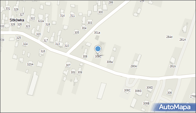 Bratkowice, Bratkowice, 308C, mapa Bratkowice