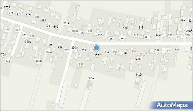 Bratkowice, Bratkowice, 355, mapa Bratkowice