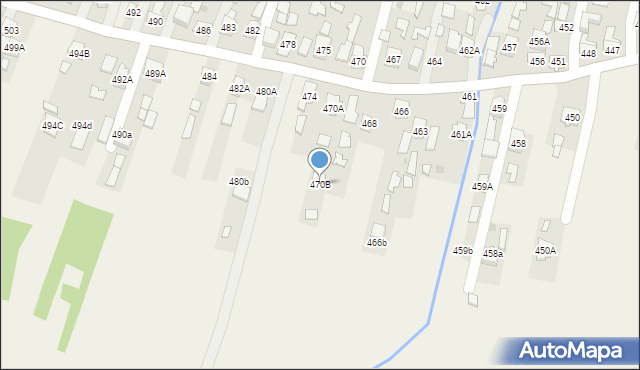 Bratkowice, Bratkowice, 470B, mapa Bratkowice