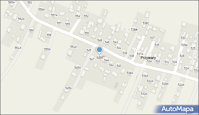 Bratkowice, Bratkowice, 546A, mapa Bratkowice