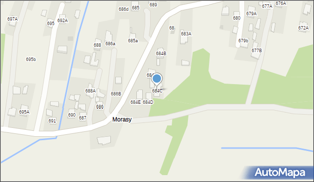 Bratkowice, Bratkowice, 684C, mapa Bratkowice