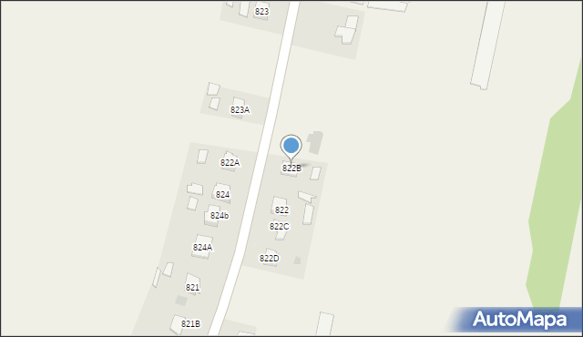 Bratkowice, Bratkowice, 822B, mapa Bratkowice