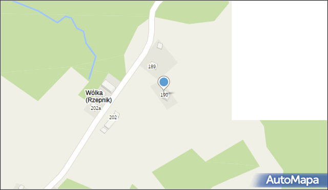 Bratkówka, Bratkówka, 190, mapa Bratkówka