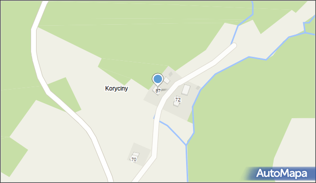 Bratkówka, Bratkówka, 87, mapa Bratkówka