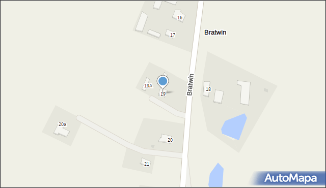 Bratwin, Bratwin, 19, mapa Bratwin