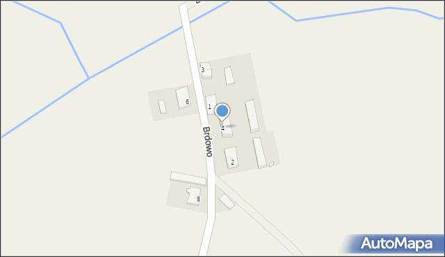 Brdowo, Brdowo, 4, mapa Brdowo