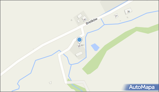 Brelików, Brelików, 41, mapa Brelików