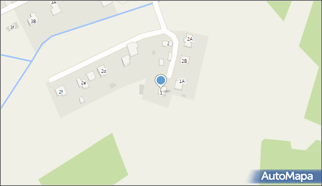 Breń, Breń, 1, mapa Breń