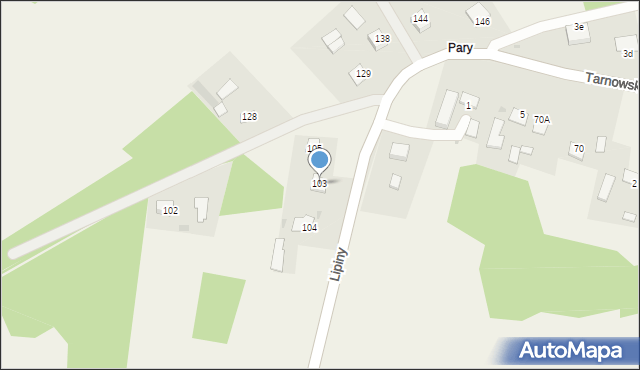 Breń, Breń, 103, mapa Breń